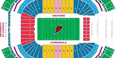 Az Cardinals estadio mapa