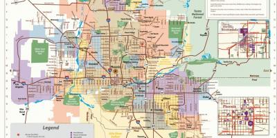 Phoenix autobus ibilbide mapa